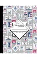 Composition Notebook Graph Paper 4x4