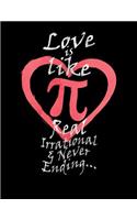 Love is Like Real Irrational & Never Ending...
