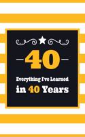 40 Everything I've Learned in 40 Years