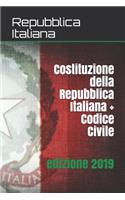 Costituzione della Repubblica Italiana + Codice Civile: Edizione 2019