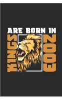 Kings Are Born In 2003: Graph Ruled Notebook - Journal for Birthday Gift Idea