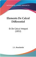Elements de Calcul Differentiel