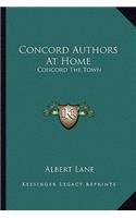Concord Authors at Home