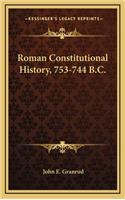 Roman Constitutional History, 753-744 B.C.