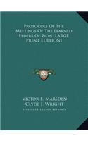 Protocols Of The Meetings Of The Learned Elders Of Zion (LARGE PRINT EDITION)