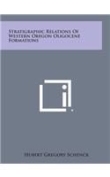 Stratigraphic Relations of Western Oregon Oligocene Formations