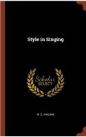 Style in Singing