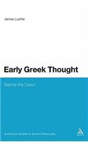 Early Greek Thought