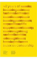 40 Years of Index on Censorship V41 N1