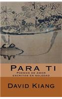 Poemas para ti