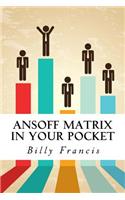 Ansoff Matrix In Your Pocket