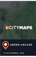 City Maps Arden-Arcade California, USA