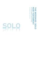 MESSAGE SOLO NT INTERNATIONAL PB
