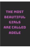 Adele Girl Woman Notebook