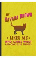 My Havana Brown Likes Me Who Cares What Anyone Else Thinks