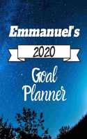 Emmanuel's 2020 Goal Planner: 2020 New Year Planner Goal Journal Gift for Emmanuel / Notebook / Diary / Unique Greeting Card Alternative