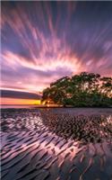 Notebook: Low Tide Beach Waves Ripples