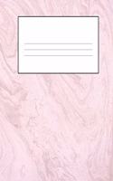 Pink Marble Composition Notebook: Primary Ruled Notebook Lined School Journal - 110 Pages - 7.5 x 9.25" - Children Kids Girls Boys Teens Women Wide Ruled School Composition Books