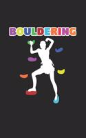 Bouldering: 6x9 Climbing - dotgrid - dot grid paper - notebook - notes