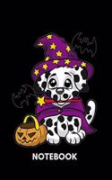 Notebook: Dalmatian Wizzard