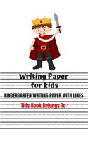 Writing Paper for Kids