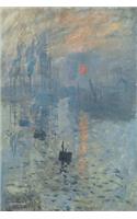 Monet: Impression, Soleil Levant: Dot Grid Writing Journal Notebook 6 x 9, 130 pages
