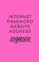 Internet Password Website Address Logbook
