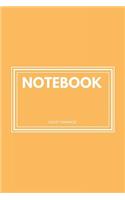 Notebook: Light Orange: Notebook 6 X 9: Notebook 50 Sheets: Light Orange: Notebook 6 X 9: Notebook 50 Sheets