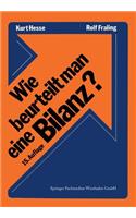 Wie beurteilt man eine Bilanz?