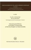 Untersuchung Des Einflusses Verschiedener Vorspannungen Auf Die Dauerfestigkeit Von Sinterwerkstoffen