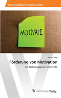 Förderung von Motivation