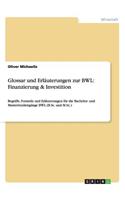 Glossar und Erläuterungen zur BWL