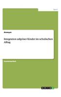 Integration AdipÃ¶ser Kinder Im Schulischen Alltag