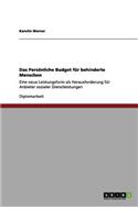 Persönliche Budget für behinderte Menschen