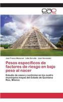 Pesos específicos de factores de riesgo en bajo peso al nacer