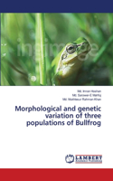 Morphological and genetic variation of three populations of Bullfrog