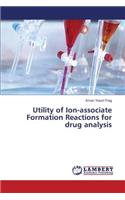 Utility of Ion-associate Formation Reactions for drug analysis