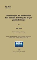 Die Klimatypen des holomiktischen Sees und ihre Bedeutung fur zoogeographische Fragen