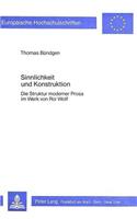 Sinnlichkeit Und Konstruktion