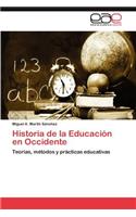 Historia de la Educación en Occidente