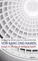 Von Rang Und Namen