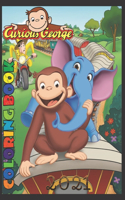 Curious George: Coloring Book for Kids and Adults with Fun, Easy, and Relaxing