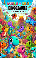 World of Cute Dinosaurs coloring book