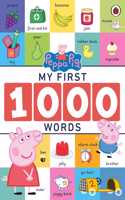 Peppa Pig: My First 1000 Words: Early Learning Words and Picture Book for Kids Age 2+ Years | Shapes, Colours, Numbers, Family, Body, Animals, Food, Bedtime, Objects Around Us and a Lot More!