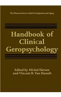 Handbook of Clinical Geropsychology