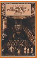 Growth of Political Stability in England 1675-1725