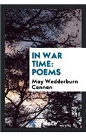 In War Time: Poems