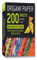 Origami Paper 200 Sheets Nature Patterns 6 (15 CM)
