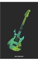 Guitar Instrument Art Graphic Notebook
