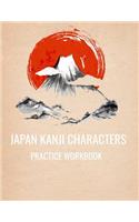 Japan Kanji Characters Practice Workbook: 8.5x11 110 Pages